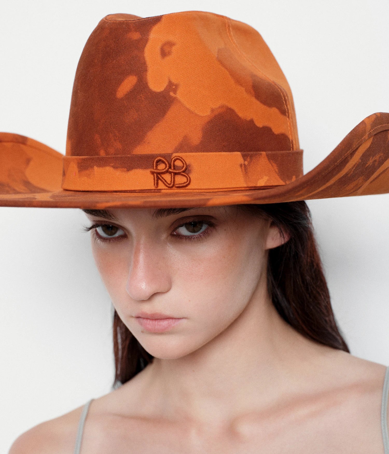 Acid Tie Dye Cowboy Hat - Image 4