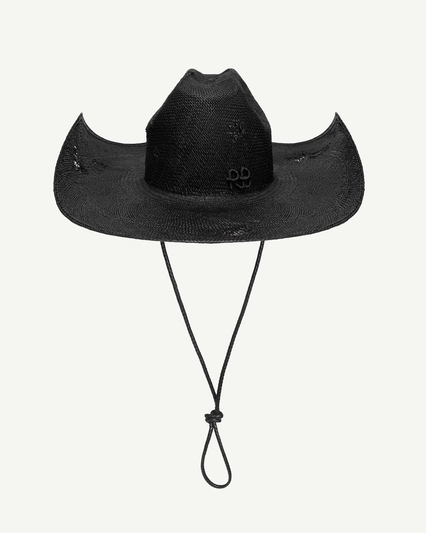 Cowboy Hat with Leather Trim - Image 4