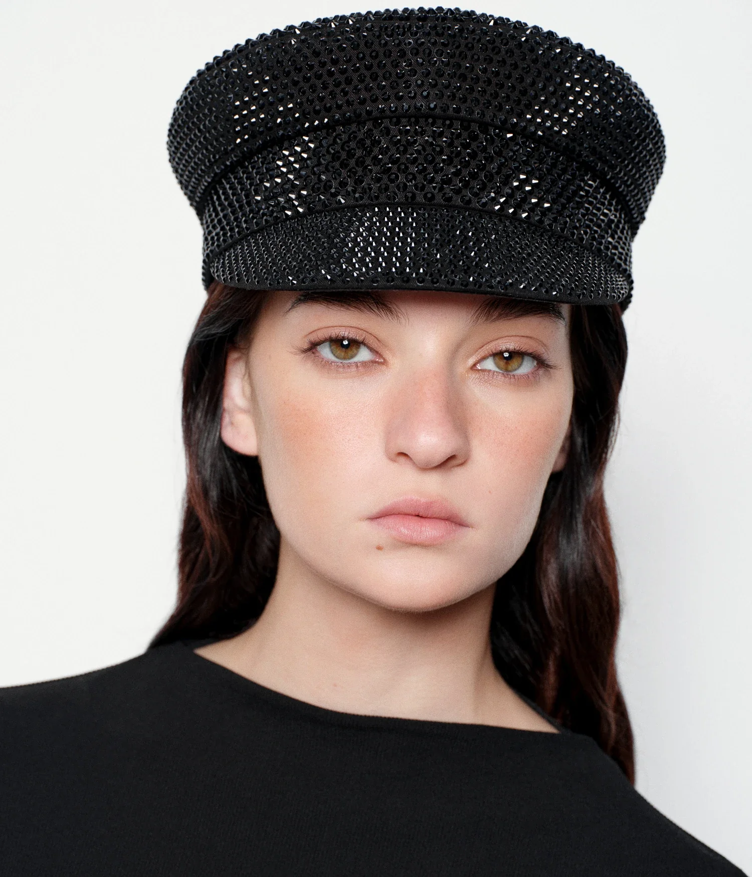 Crystal-embellished Baker Boy Cap - Image 3
