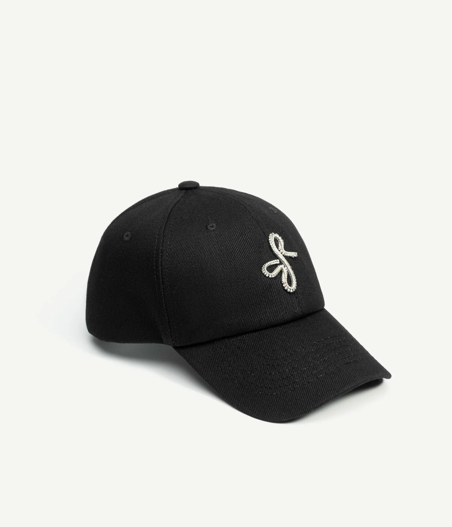 Crystal-Embellished Baseball Cap - Image 2