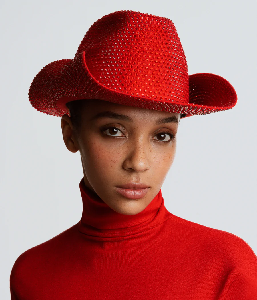 Crystal-embellished Cowboy Hat - Image 3