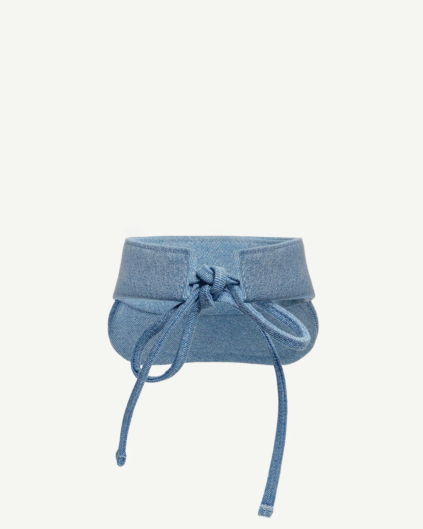 Denim Bow Tie Visor - Image 6