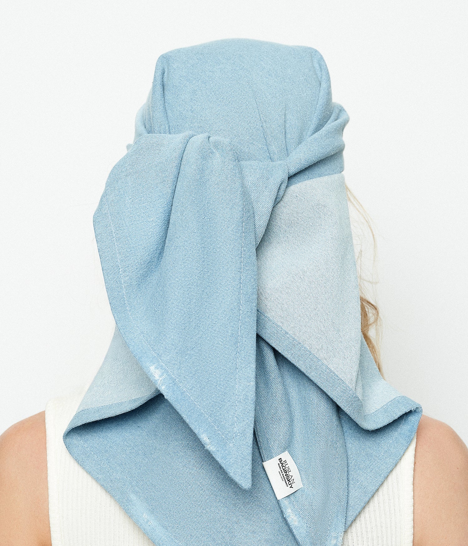 Denim Scarf Visor - Image 3
