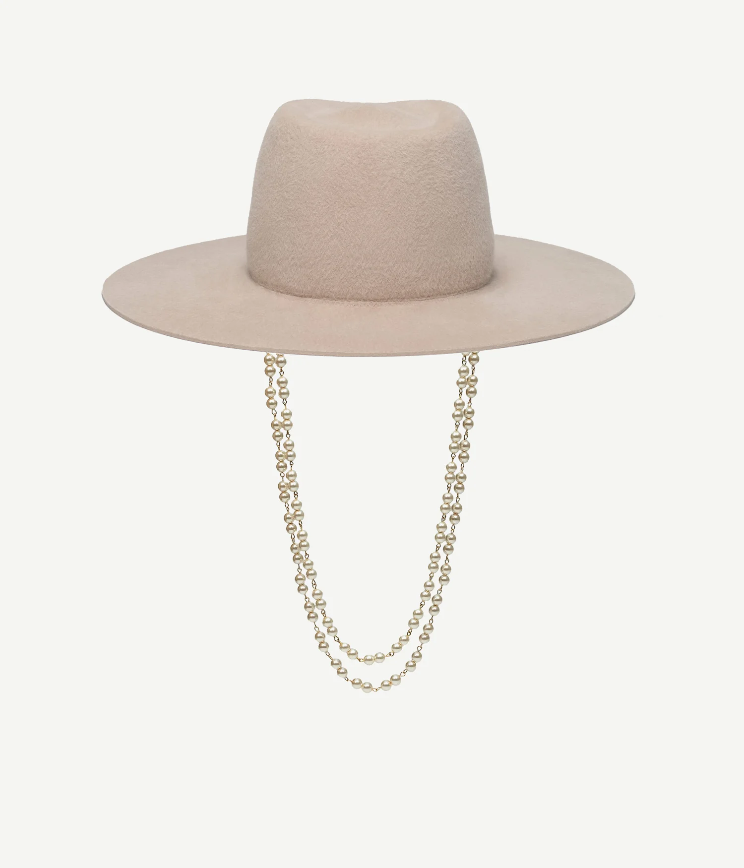 Double Chain Strap Fedora Hat - Image 3