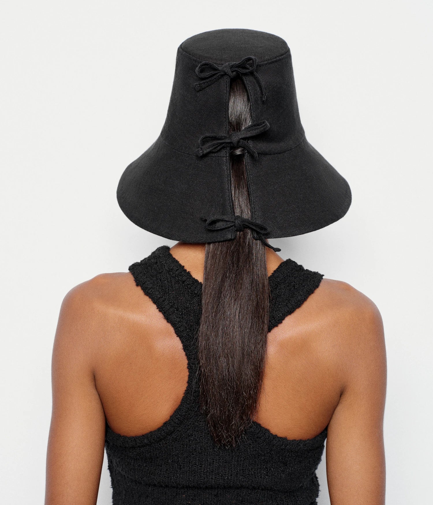 Embellished Bow Tie Bucket Hat - Image 4