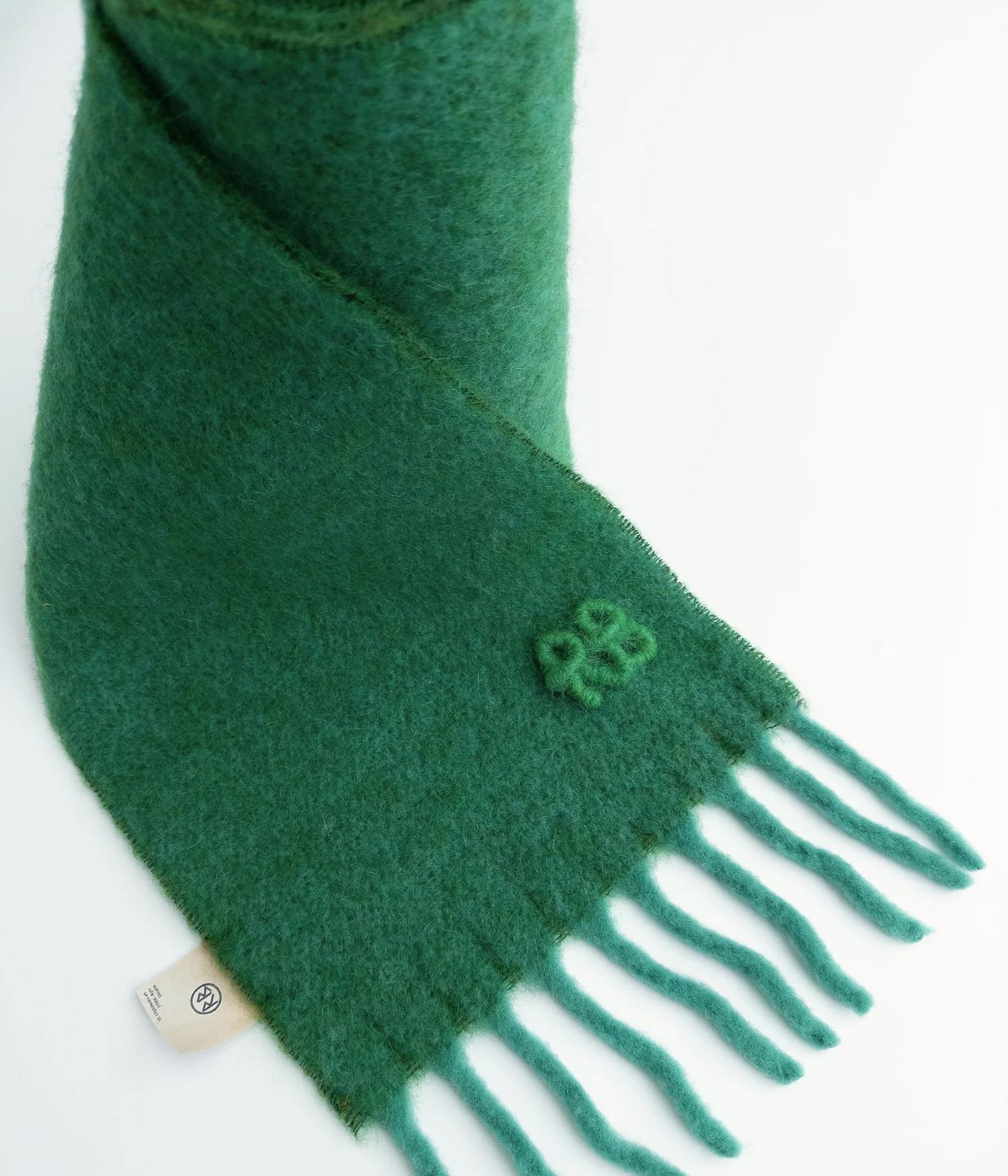 Fringed Alpaca-blend Scarf Mid - Image 6