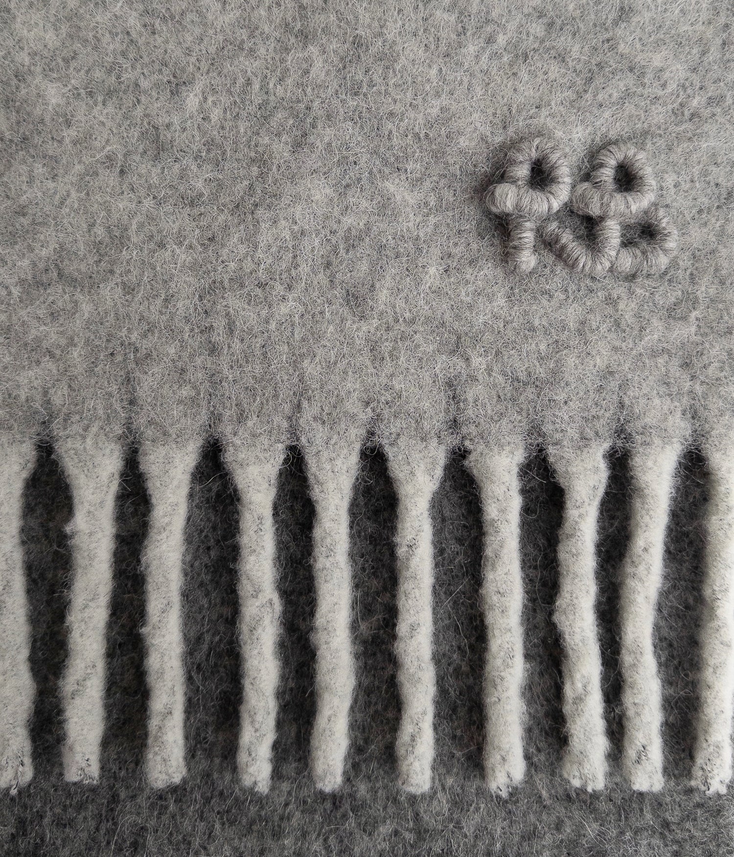Fringed Alpaca-blend Scarf Mid - Image 5