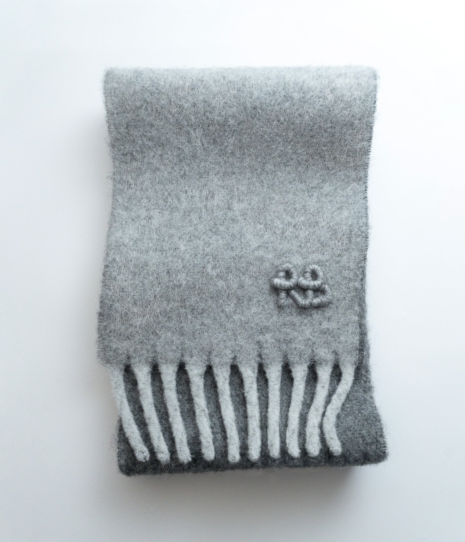 Fringed Alpaca-blend Scarf Mid - Image 6