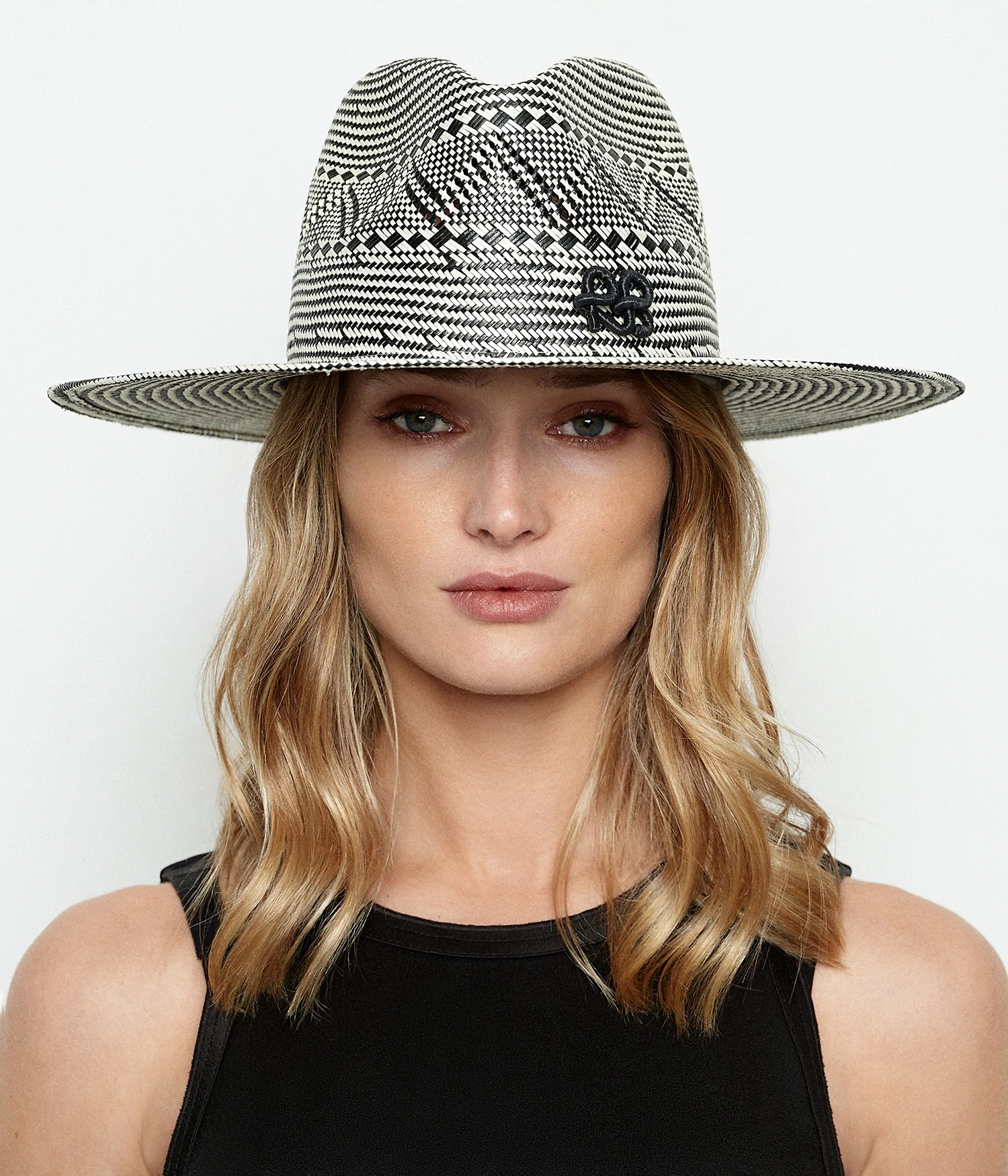 Linear Pattern Fedora Hat - Image 3