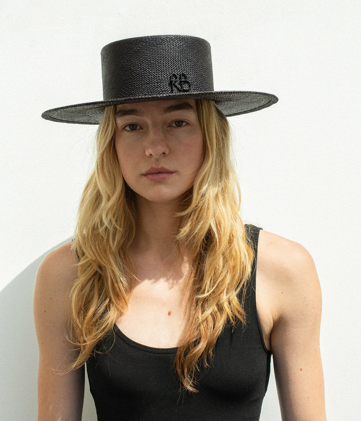 Logo-Embellished Straw Canotier Hat - Image 3