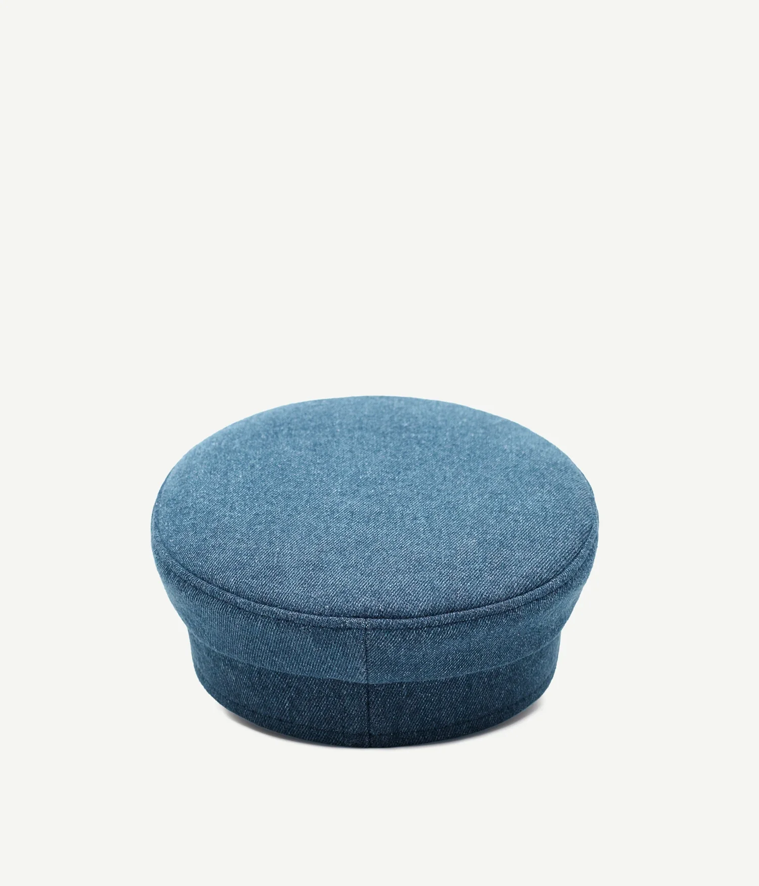 Logo-embellished Denim Baker Boy Cap - Image 5