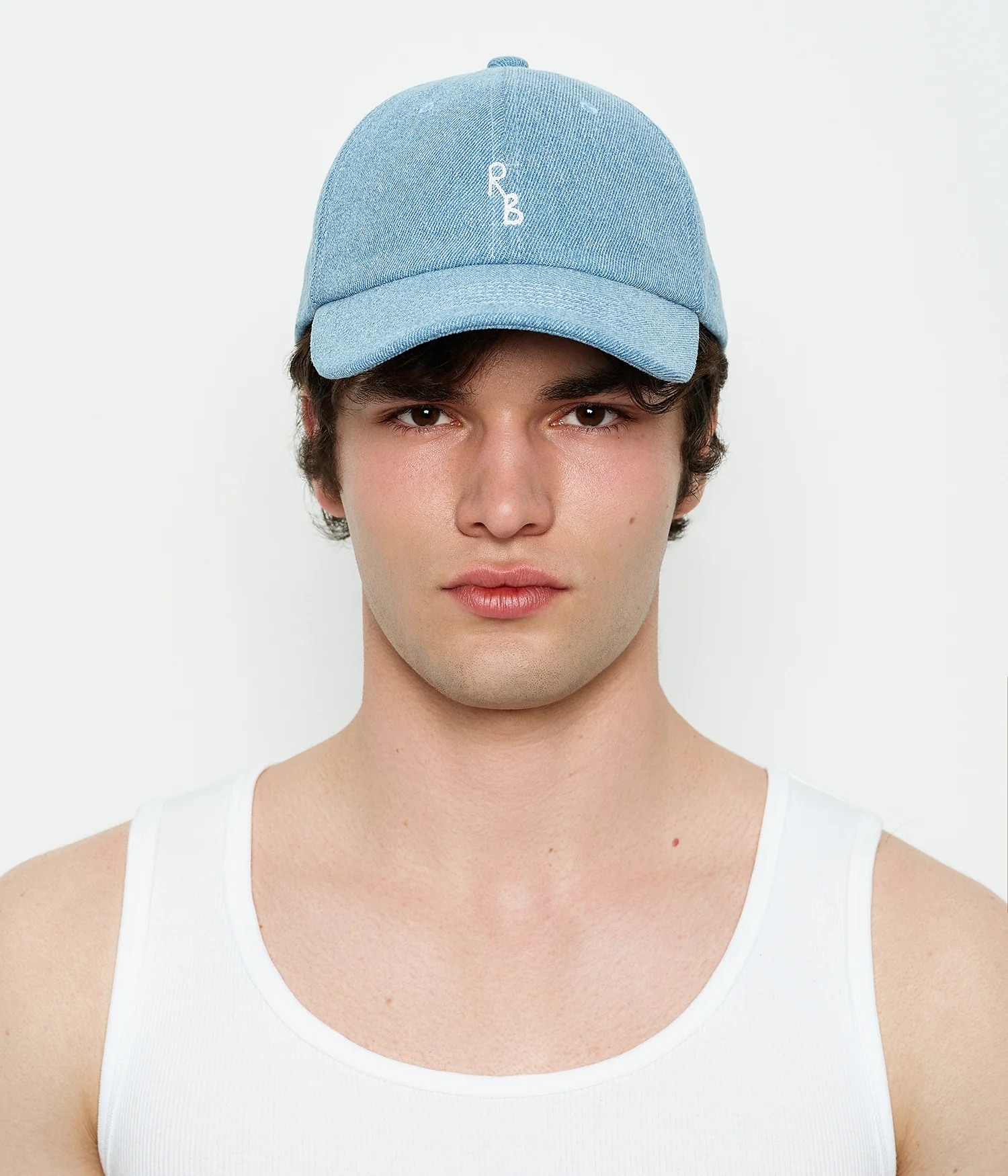 Logo-embellished Denim Baseball Cap - Image 4