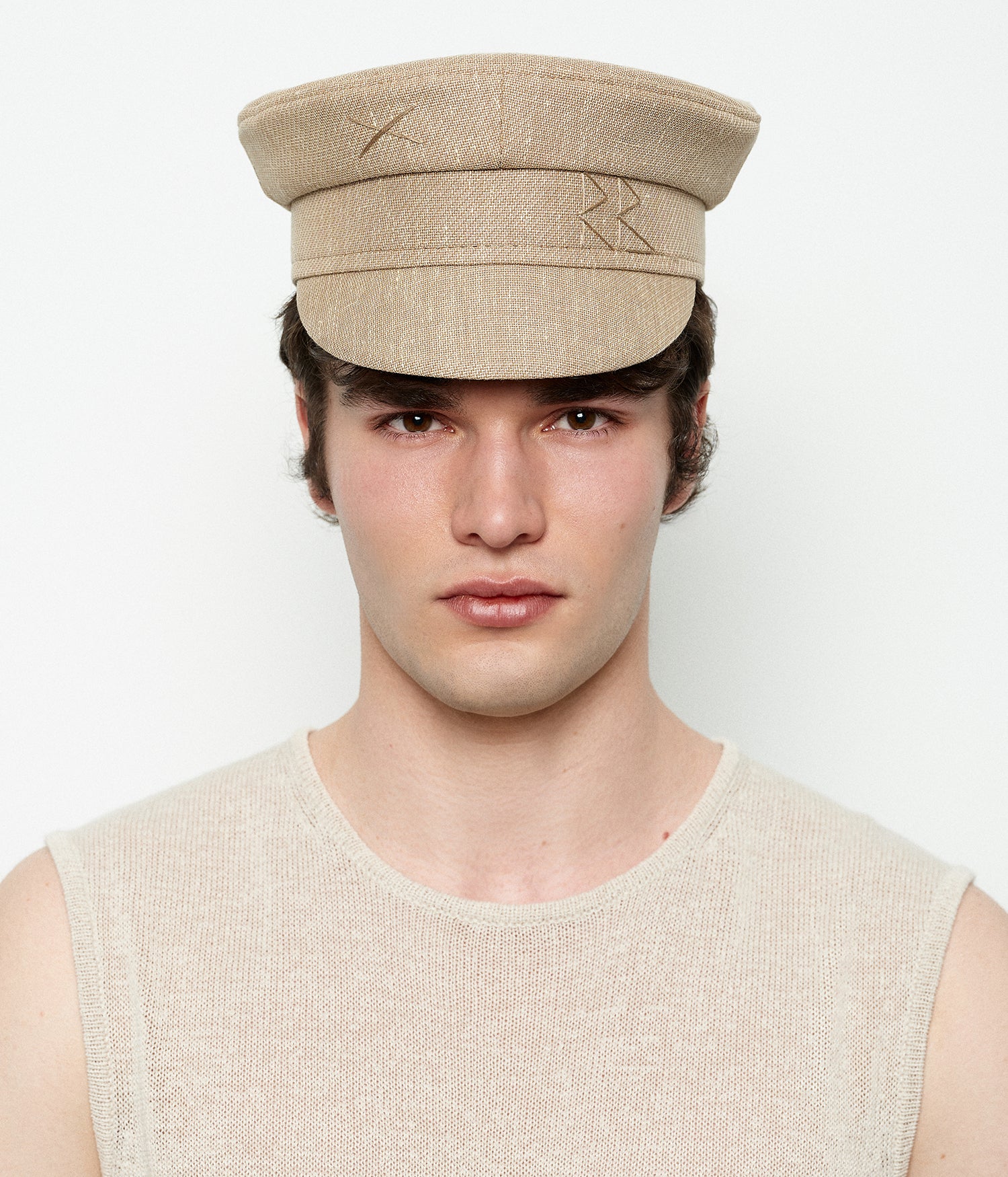 Logo-embroidered Baker Boy Cap - Image 4
