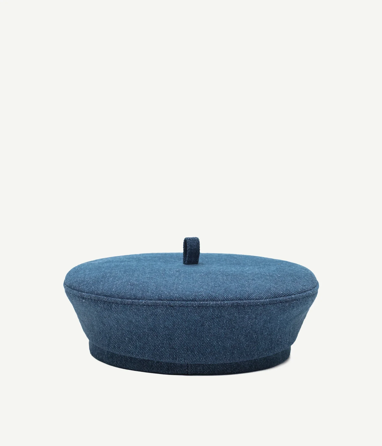 Logo-embroidered Denim Beret - Image 4