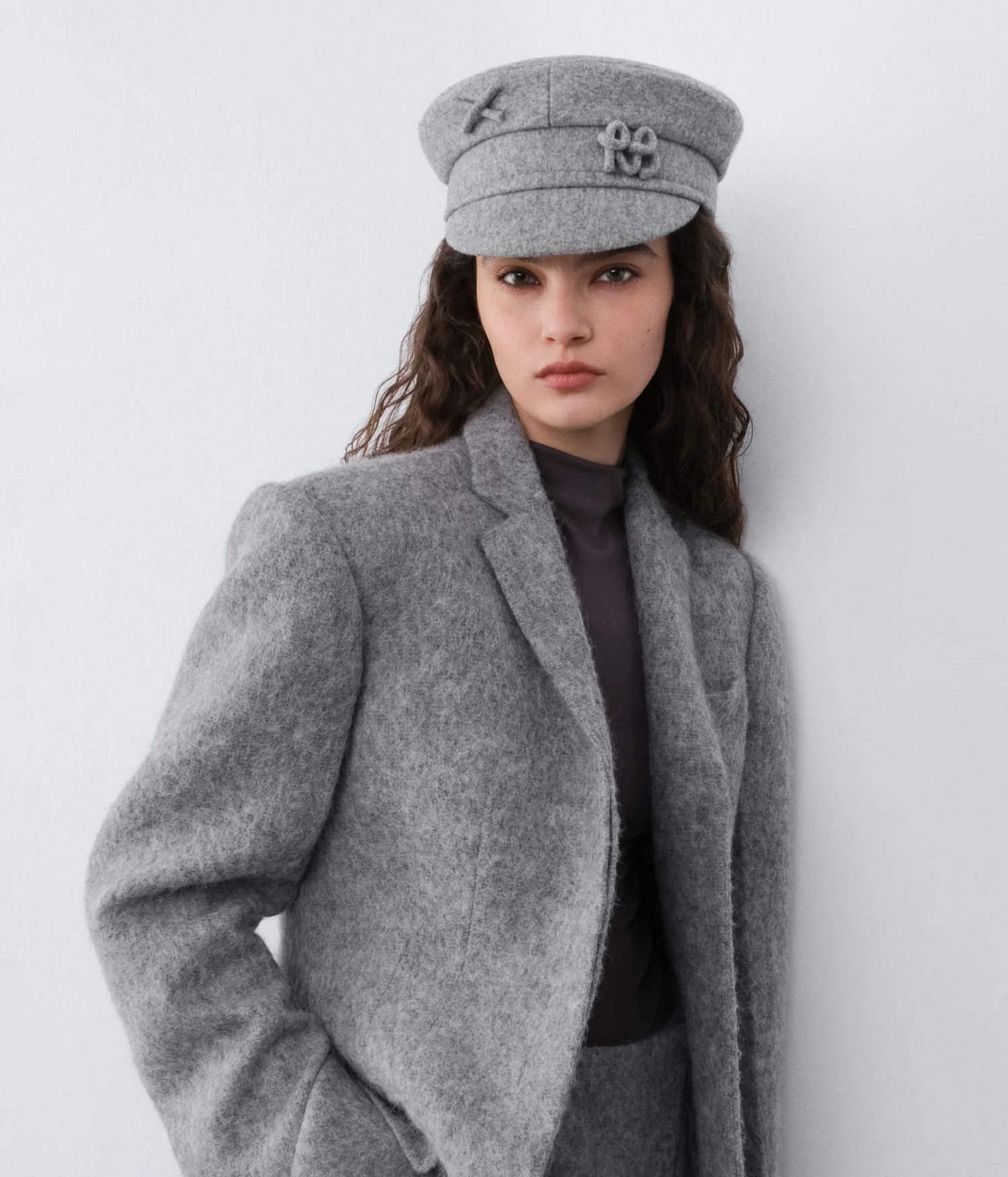 Monogram-embellished Baker Boy Cap - Image 3