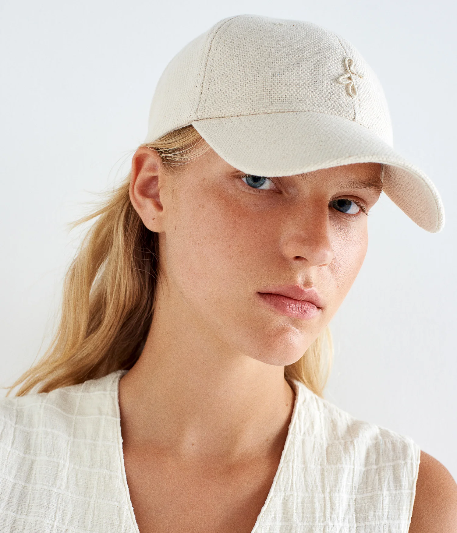 Monogram Embellished Baseball Cap - Image 3