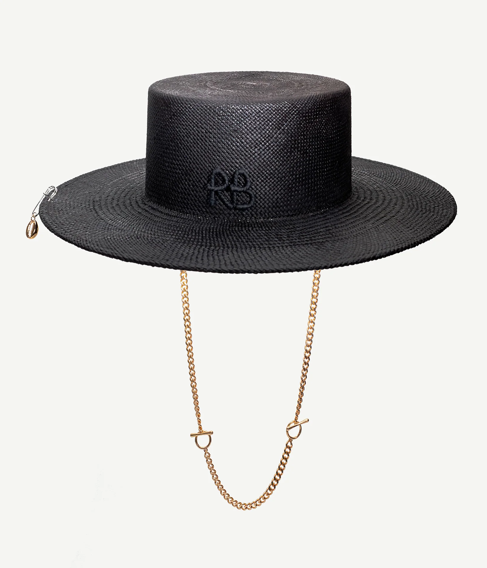 Pierced Canotier Hat - Image 2