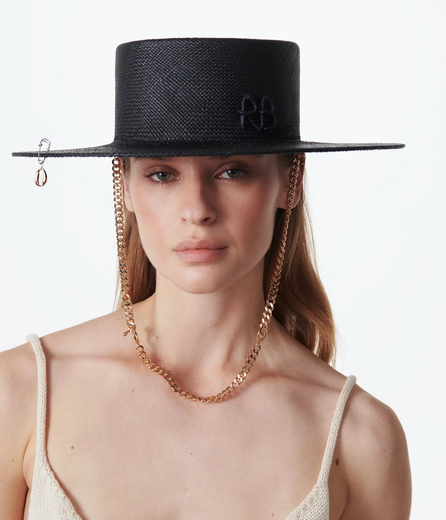 Pierced Canotier Hat - Image 5