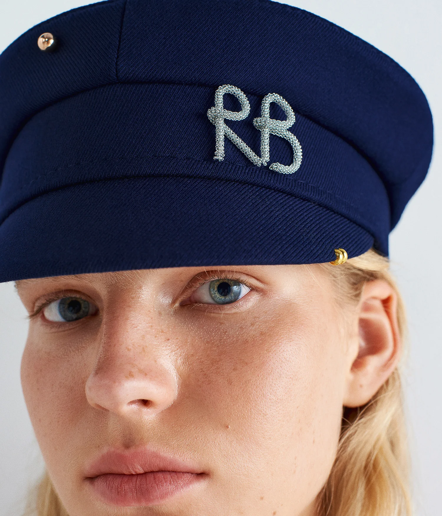 Pierced Baker Boy Cap - Image 4