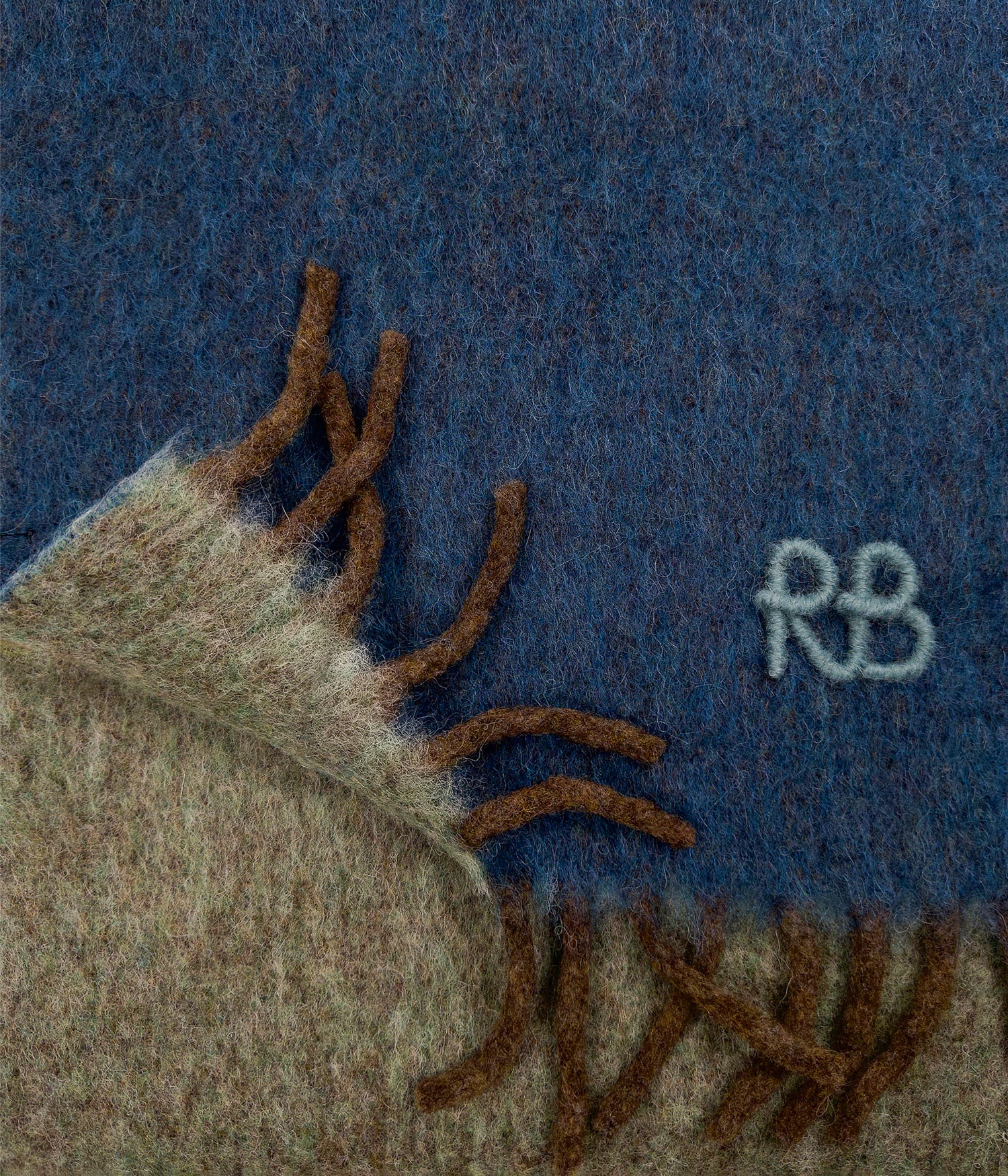 Fringed Alpaca-blend Scarf Mid - Image 2