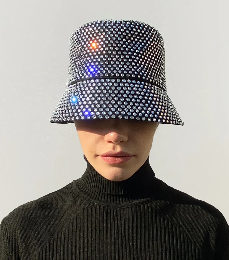 Crystal-embellished Bucket Hat - Image 3