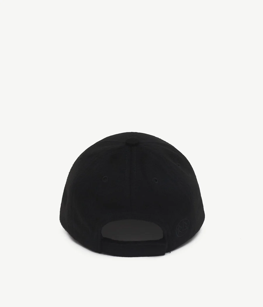 Hand-embroidered Wool Baseball Cap - Image 5