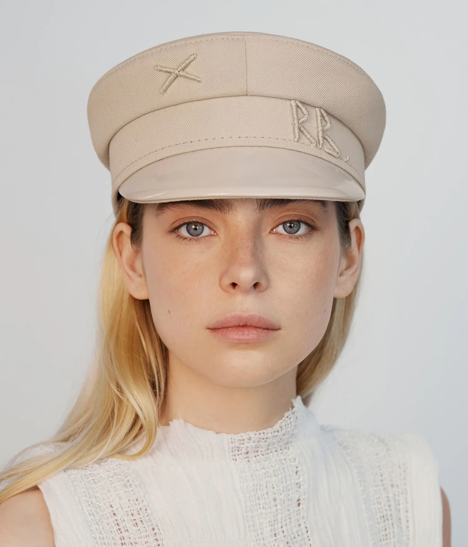 Monogram-Embellished Baker Boy Cap - Image 3