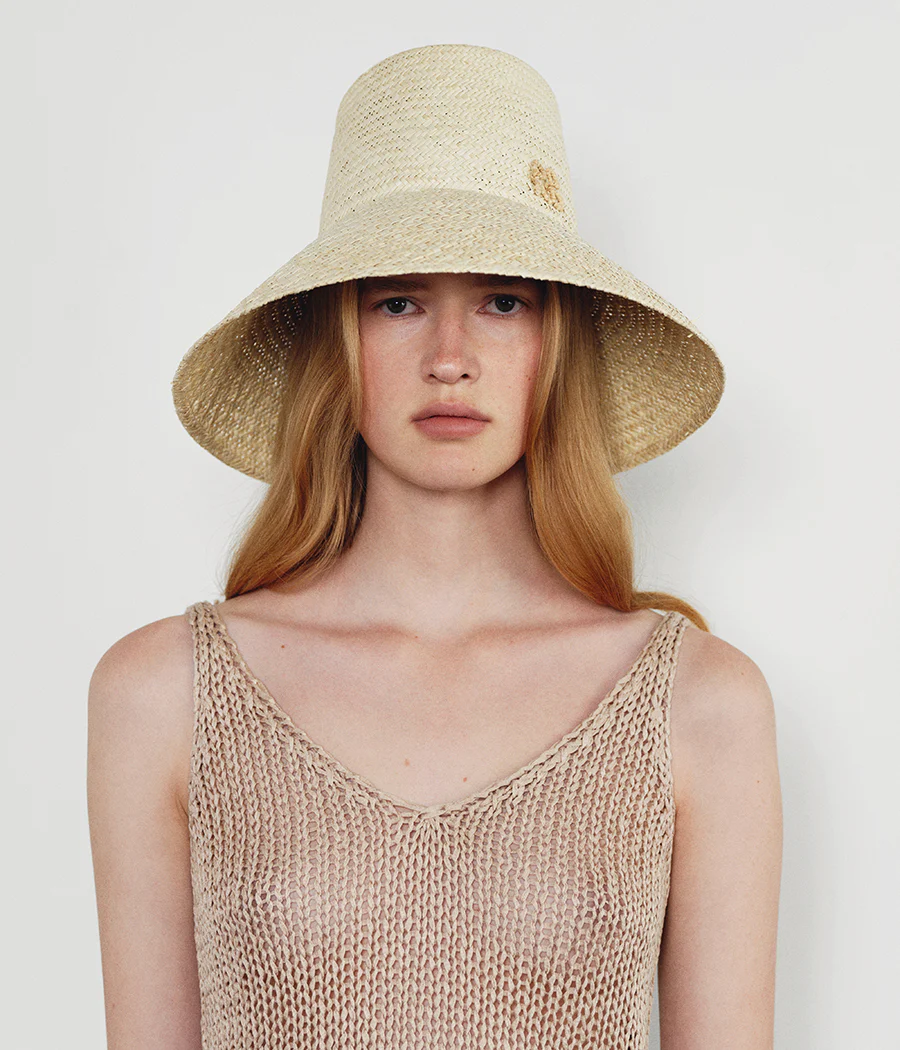 Monogram-embellished Wide Brim Hat - Image 2