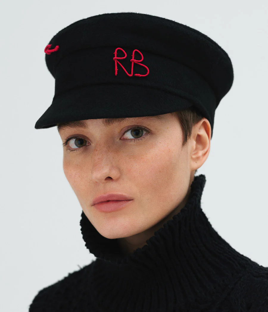 Safety-pin Baker Boy Cap - Image 3