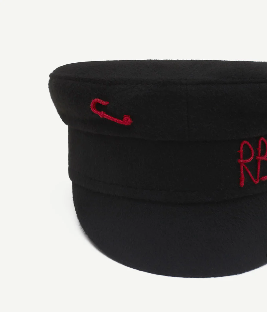 Safety-pin Baker Boy Cap - Image 6