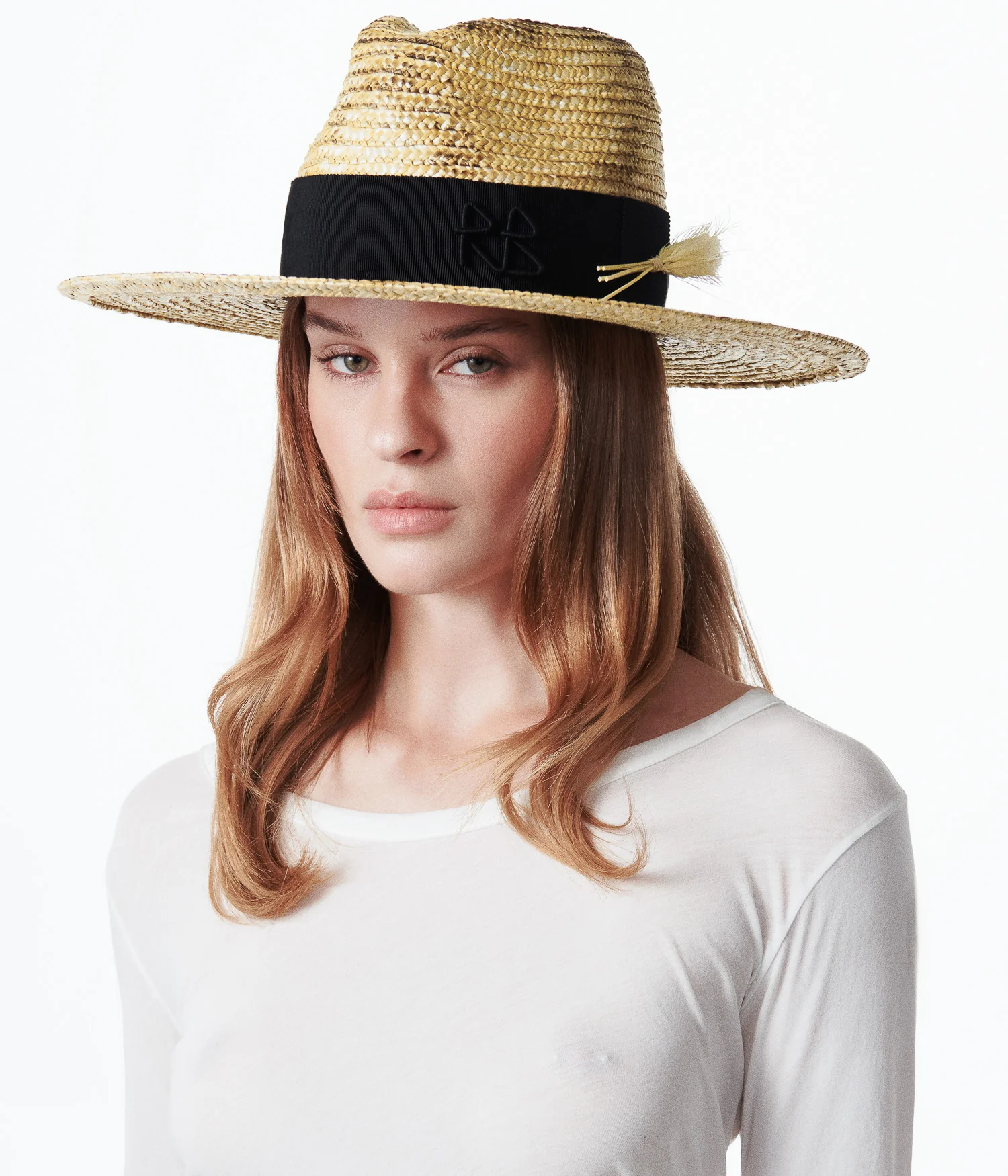 Wheat Spikes Embellished "Sunburnt" Fedora Hat - Image 3