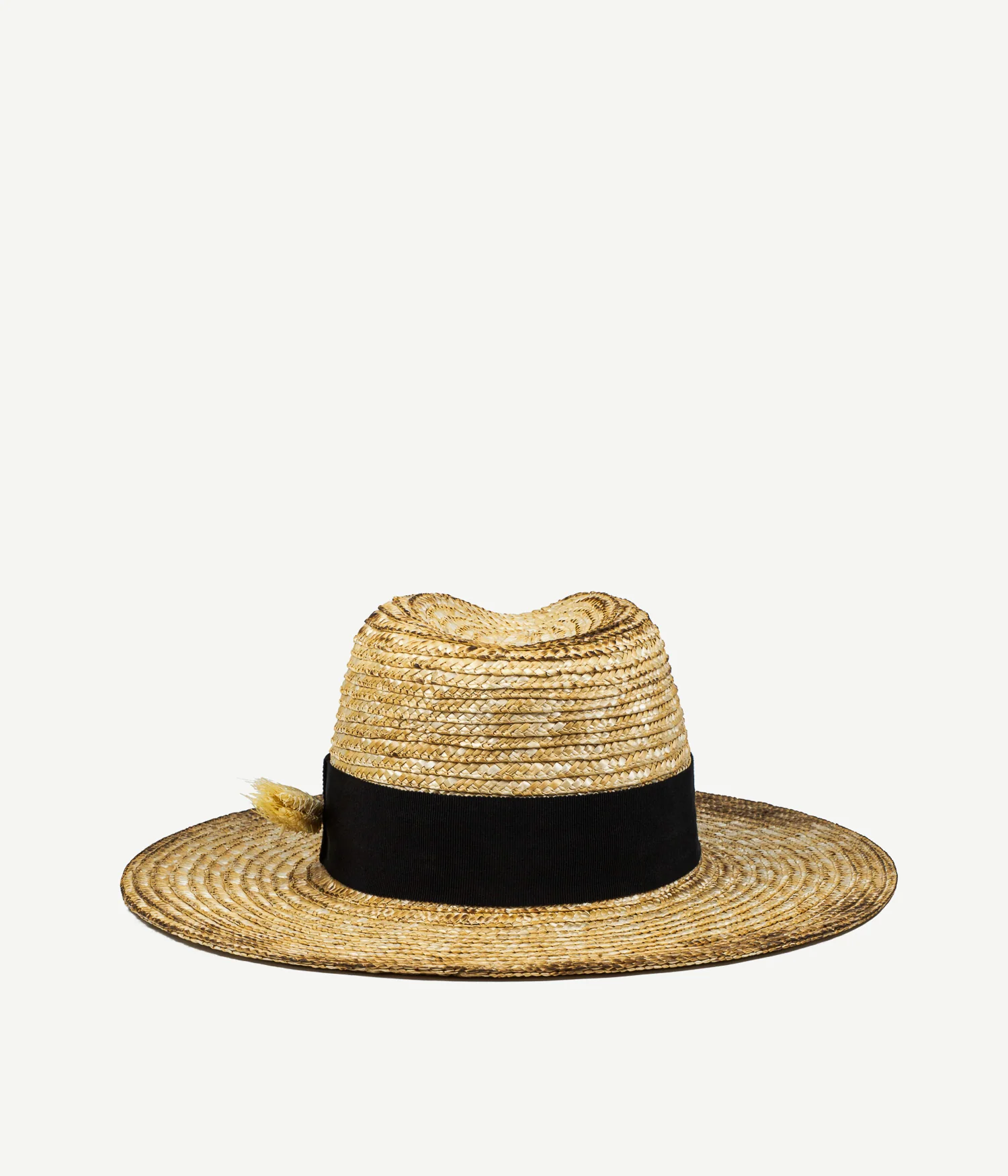 Wheat Spikes Embellished "Sunburnt" Fedora Hat - Image 5