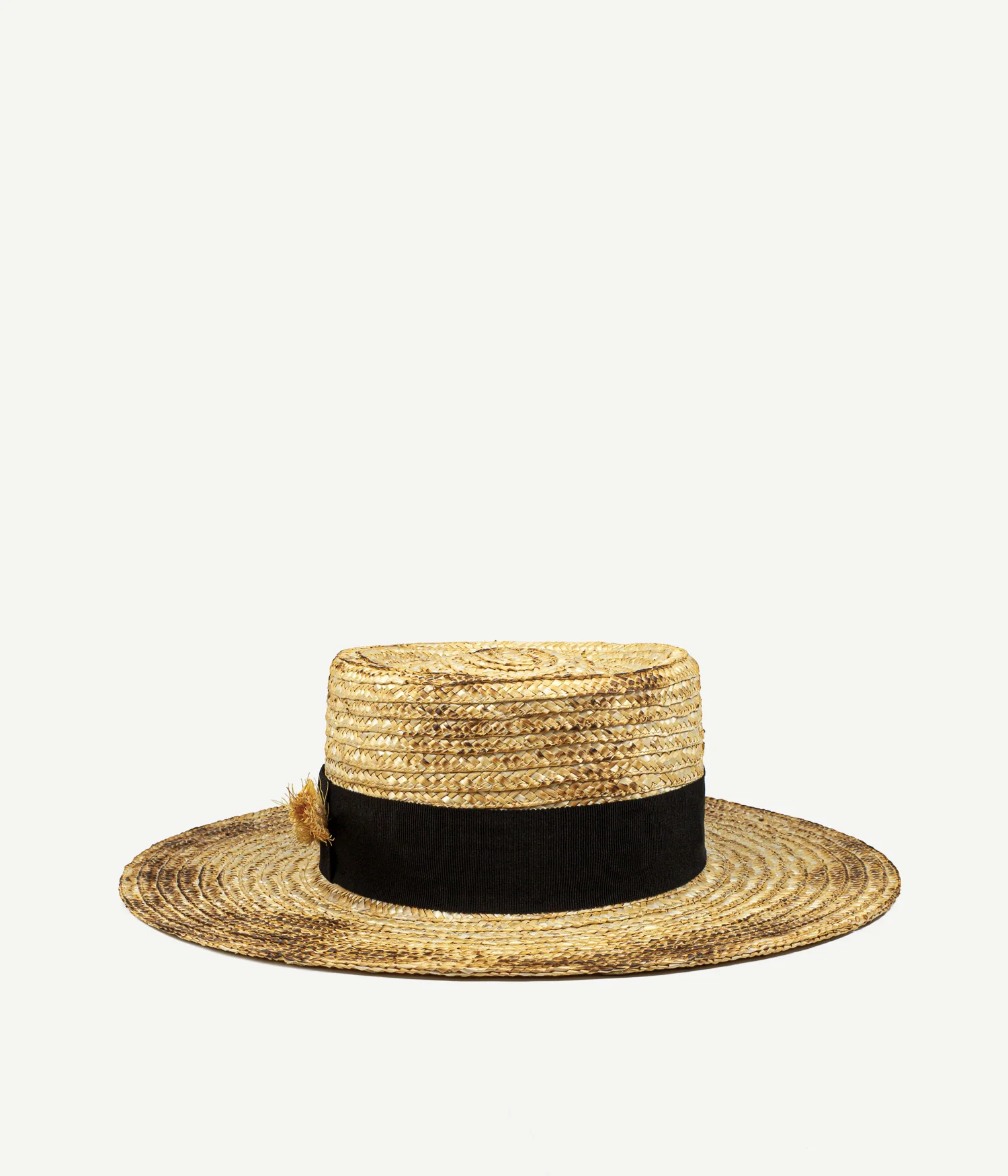 Wheat Spikes Embellished "Sunburnt" Gambler Hat - Image 4